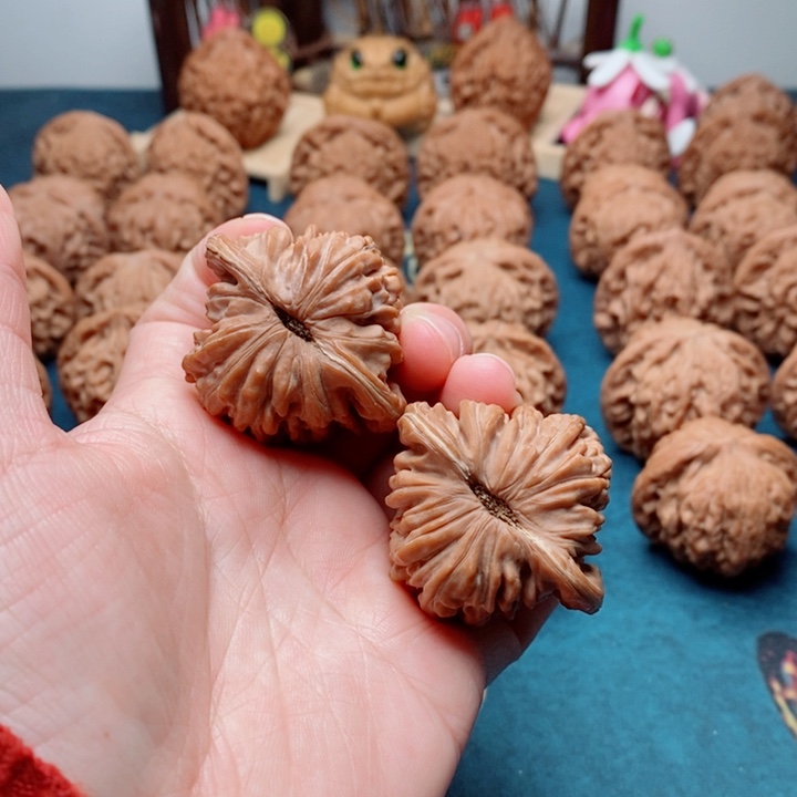 把件文玩核桃四座楼42