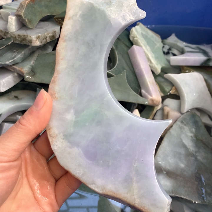 翡翠裸石翡翠边角料