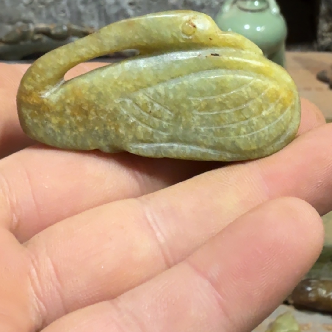 和田玉（糖玉）未镶嵌挂件