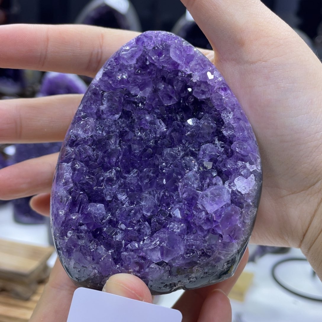 乌拉圭紫水晶摆件r604