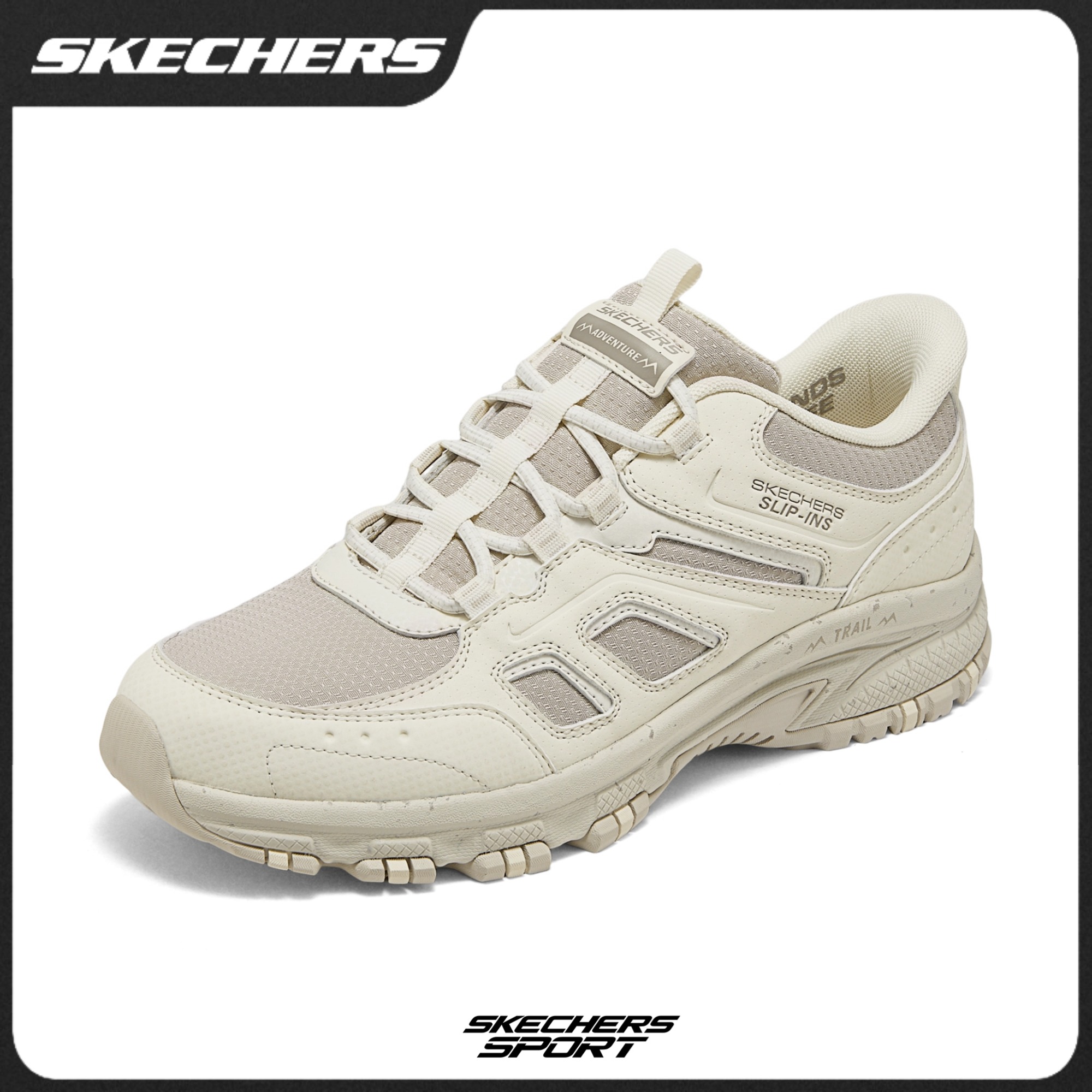 斯凯奇2025年夏季男鞋户外登山徒步鞋轻质吸震耐磨透气舒适237752