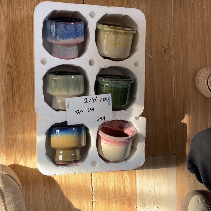 粗陶多肉花盆微瑕746