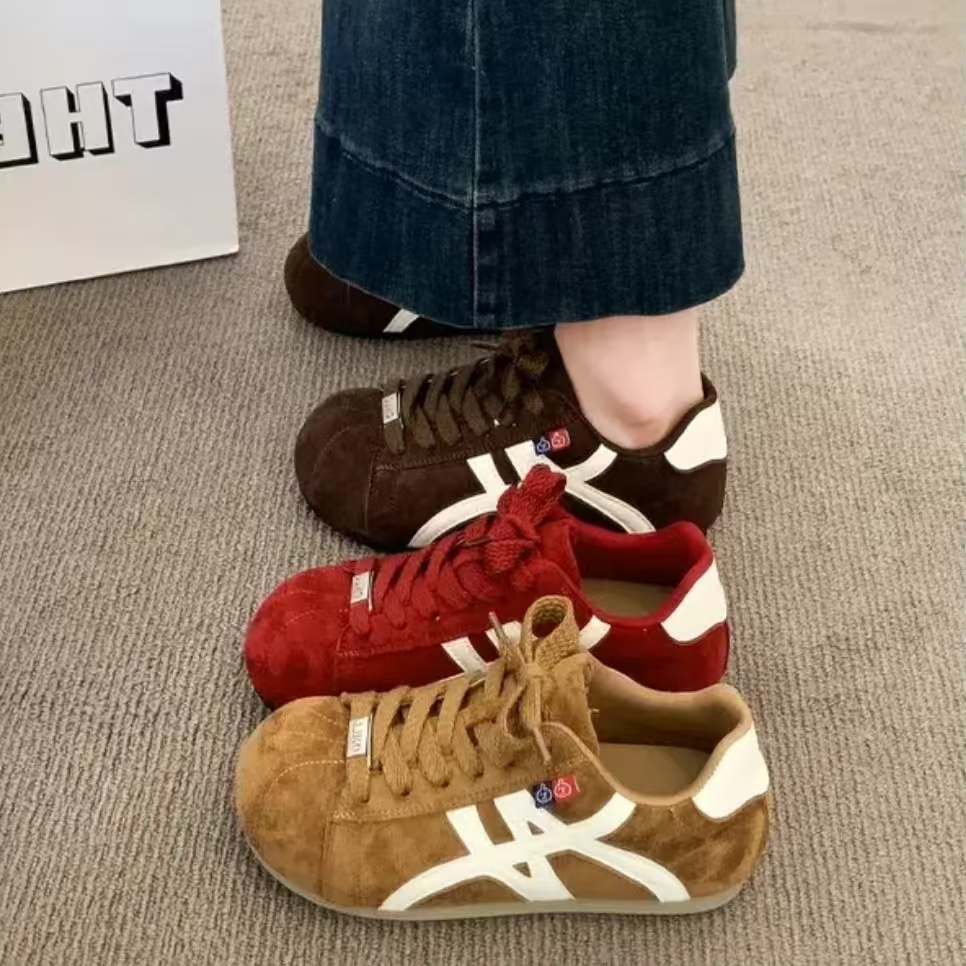 2529新款厚底内增高德训鞋轻便休闲板鞋