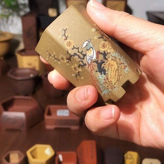 紫砂花盆王*伟宜兴紫砂