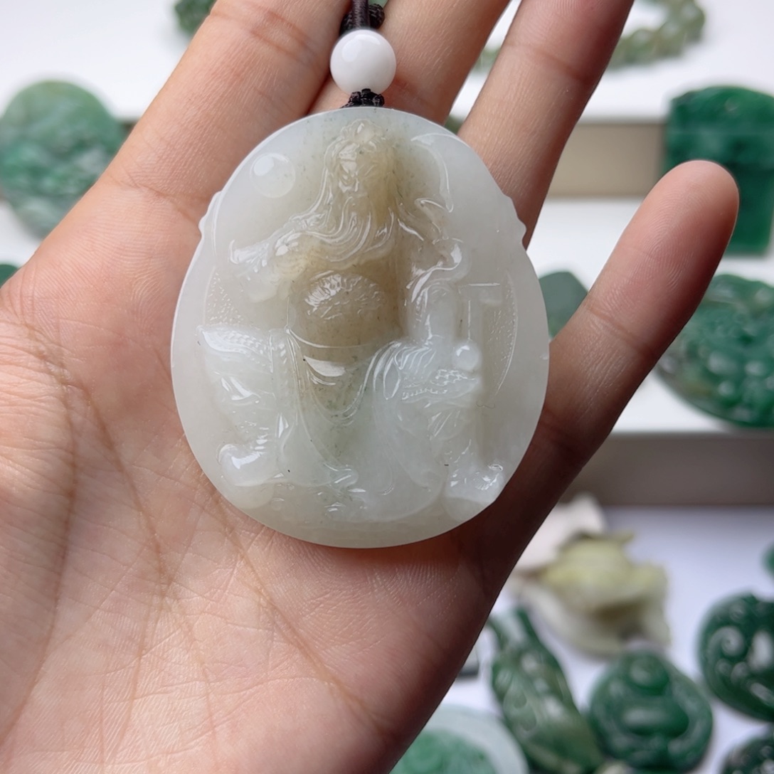 鹰***剑独山玉未镶嵌挂件