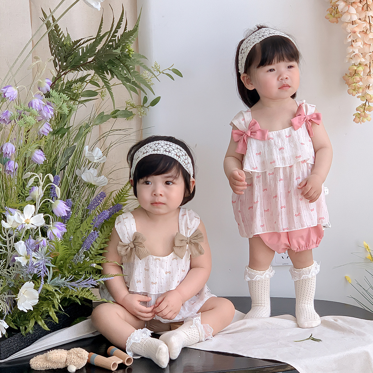 1429红色猫咪毛衣套装（以直播衣服为准）婴幼儿衣服A6