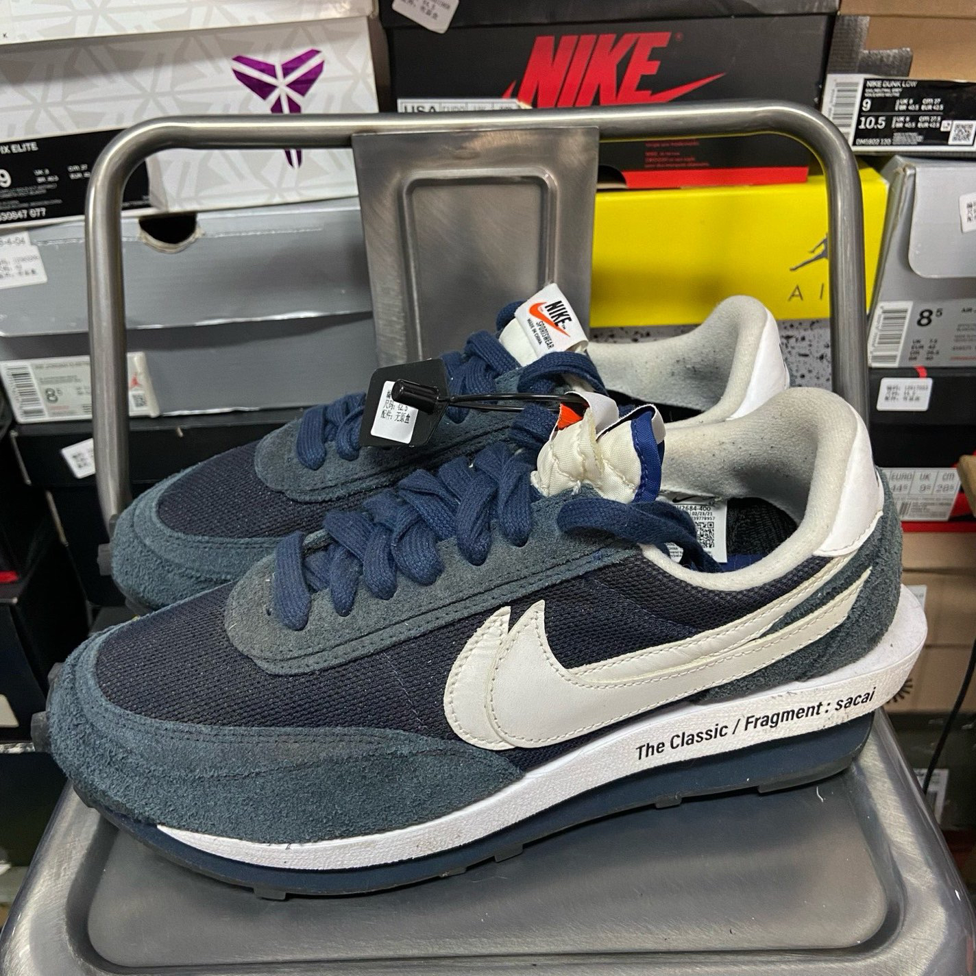 95新 MM6 42.5码 无原盒  藤原浩 藏蓝色 14024186 