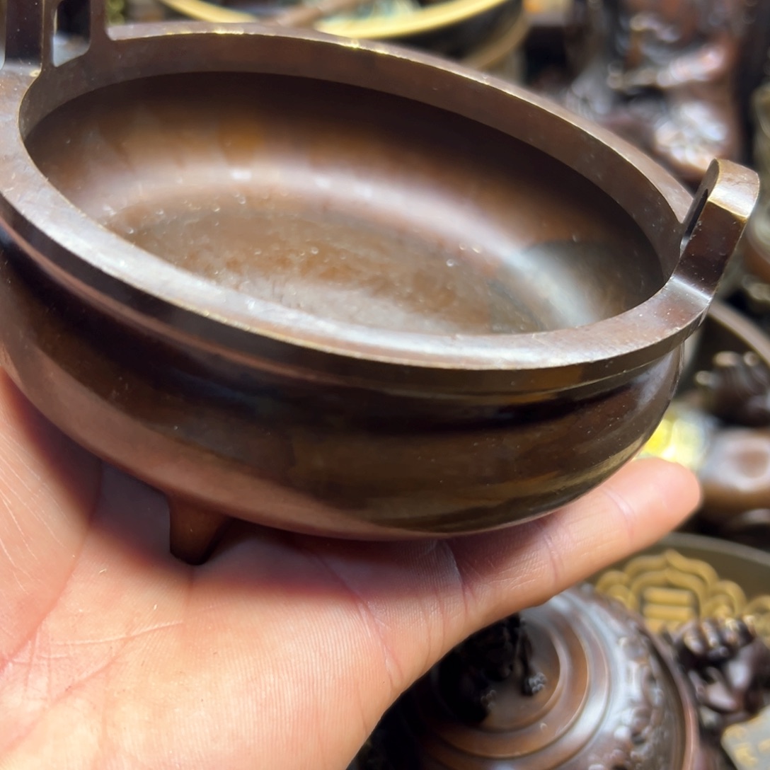 铜摆件欢迎欢迎你