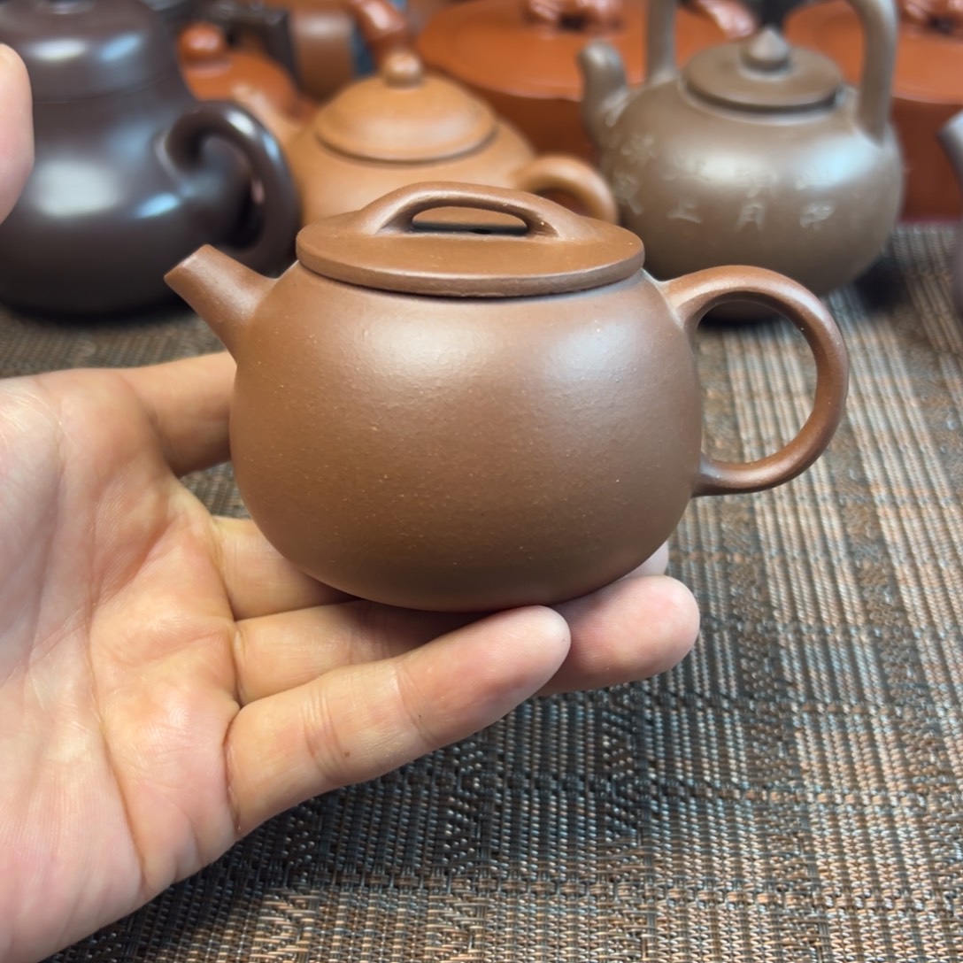 紫砂茶壶宜兴原矿紫砂壶130毫升容量