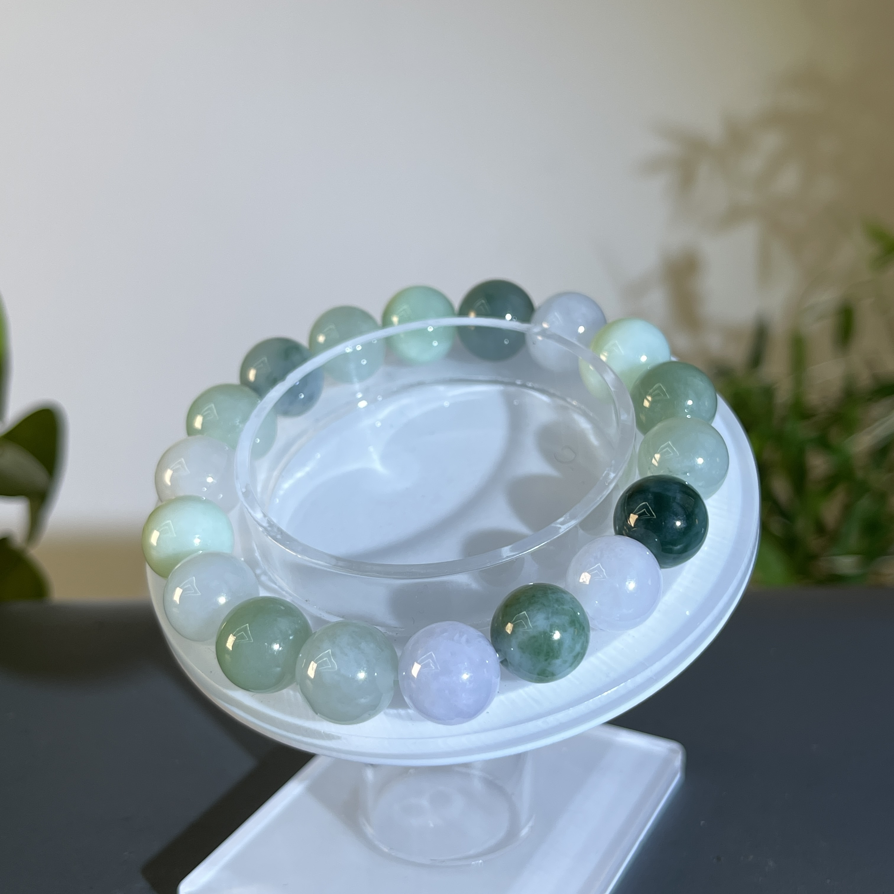 JTW06-78 天然缅甸A货翡翠 翡翠手串