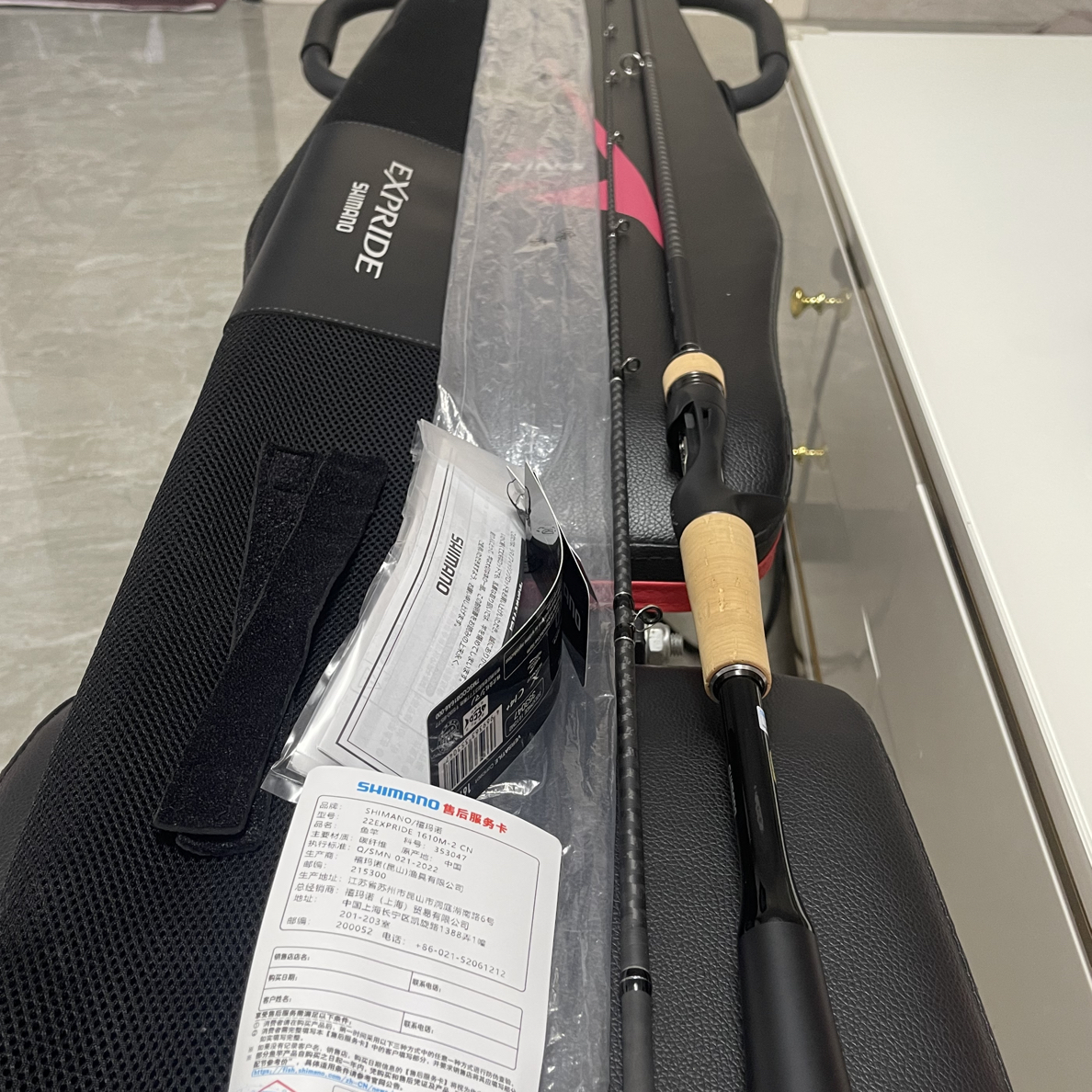 【99新】22exp1610m枪柄路亚竿，导环无裂，无修无暗伤，国行袋卡齐全