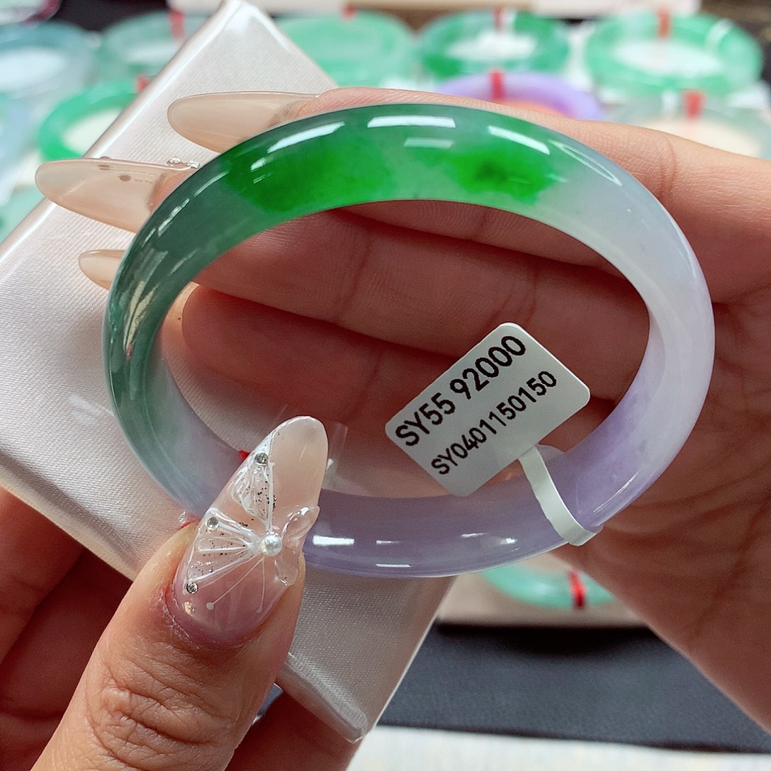 翡翠手镯未镶嵌（59号）66上新