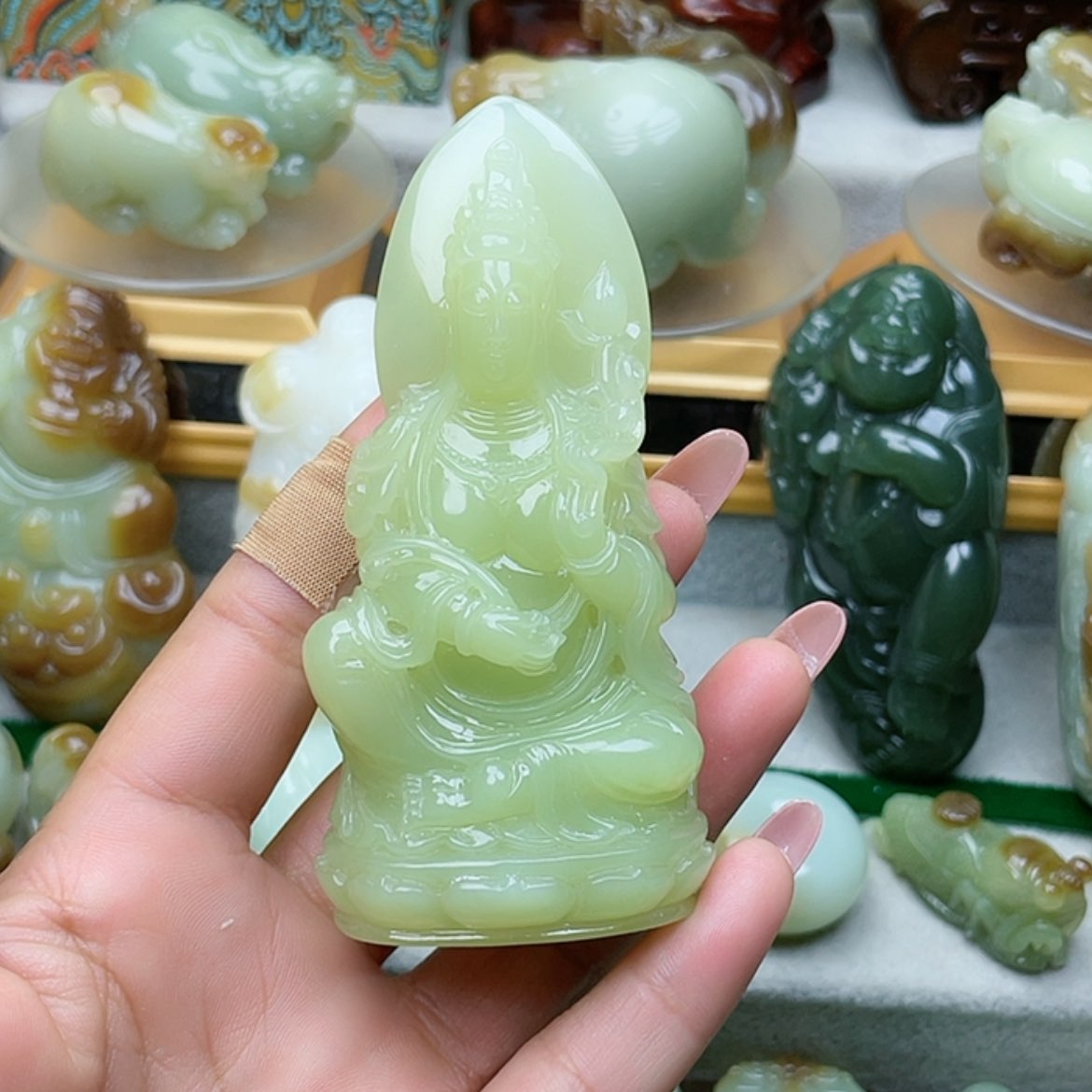 【闪购商品】未镶嵌和田玉挂件乘****哥