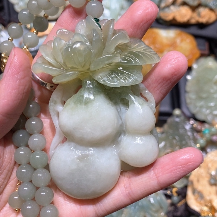 岫玉毛衣链未镶嵌@****市