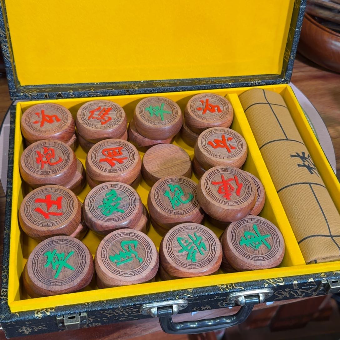 大果紫檀（缅甸花梨）春*花梨木5.8象棋