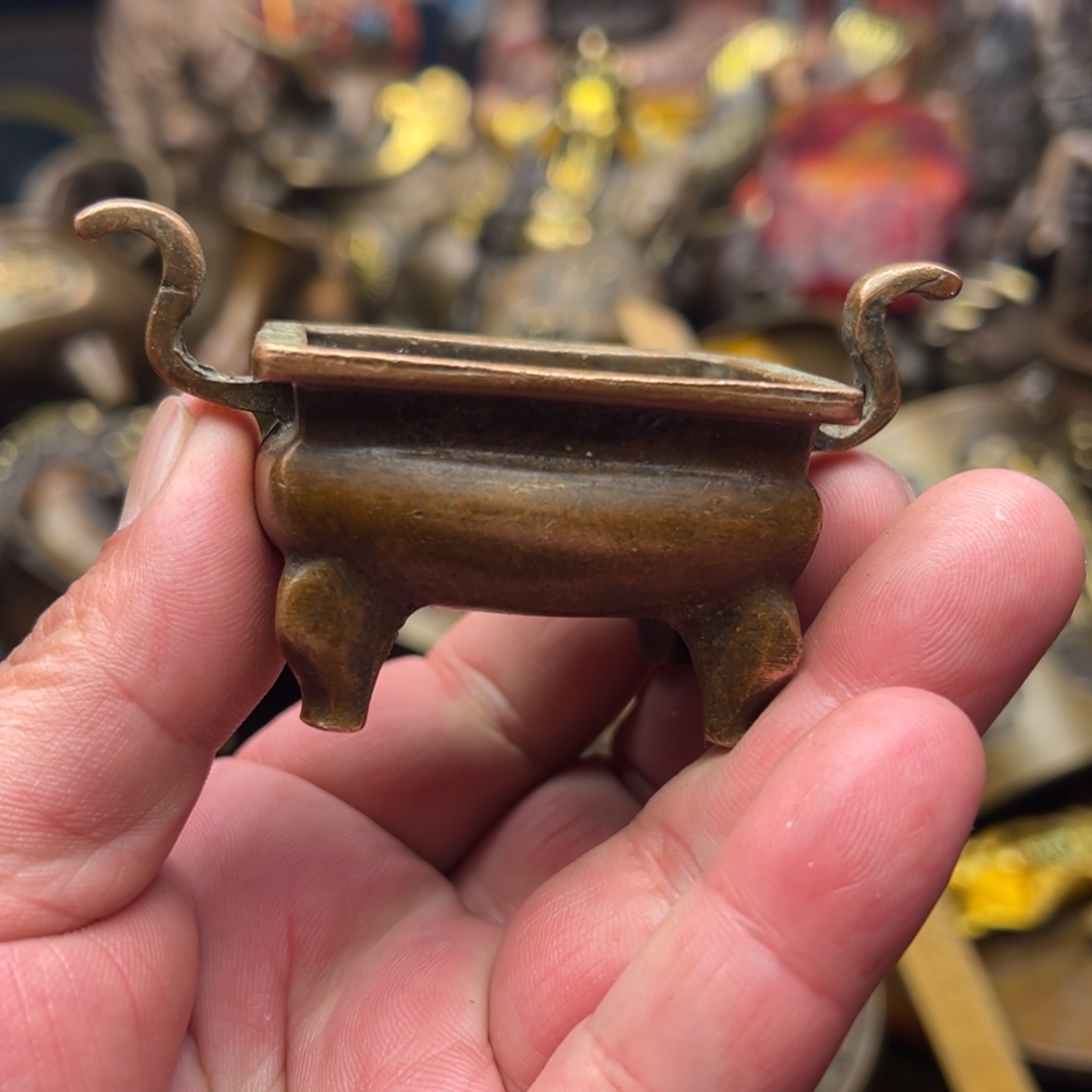 茶壶香炉铜器摆件