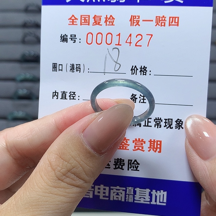 未镶嵌戒圈翡翠1427