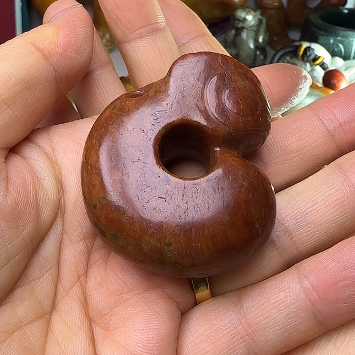 保***佑和田玉未镶嵌吊坠(不含链)