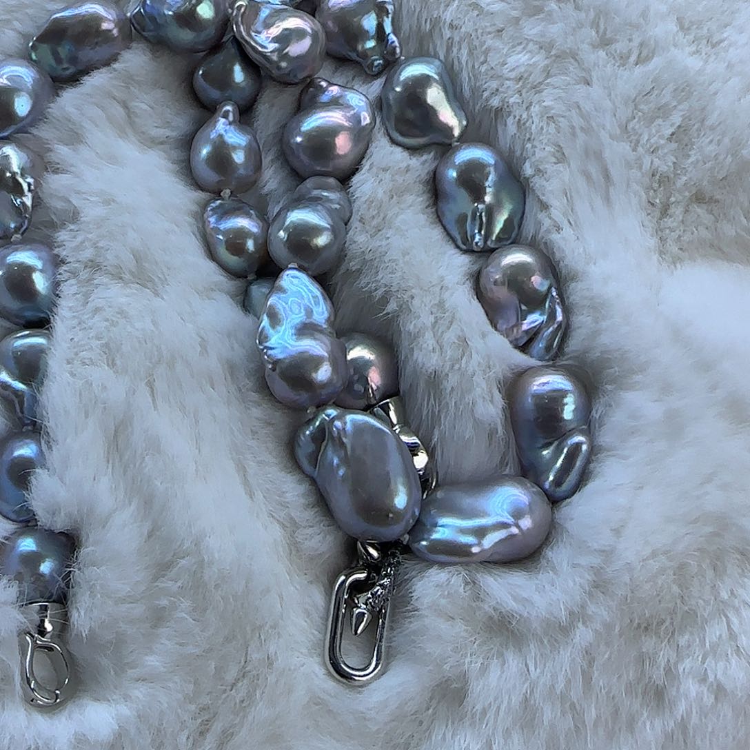 未镶嵌项链定制835淡水珍珠静*