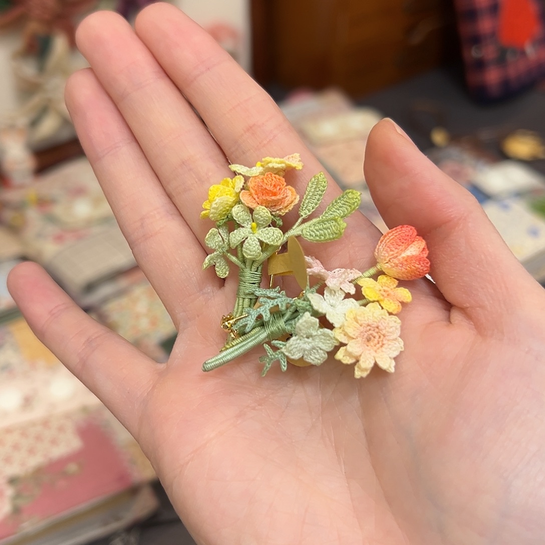 塑料钩织刺绣手工包包玩偶居家用品