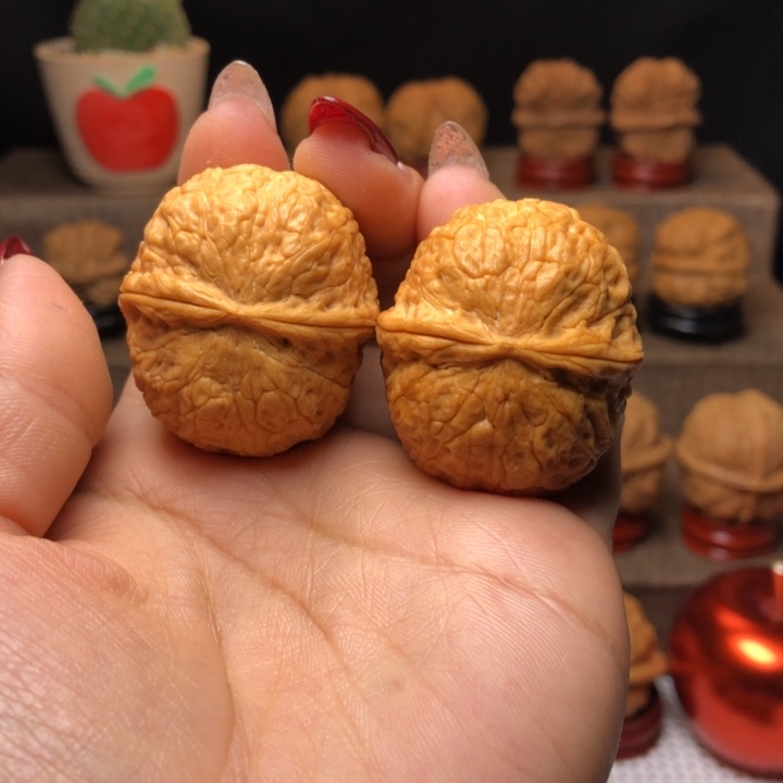 文玩核桃把件45金馒头