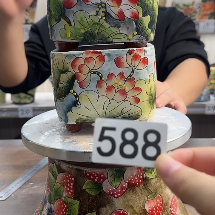 紫砂花盆瑕疵瑕疵588