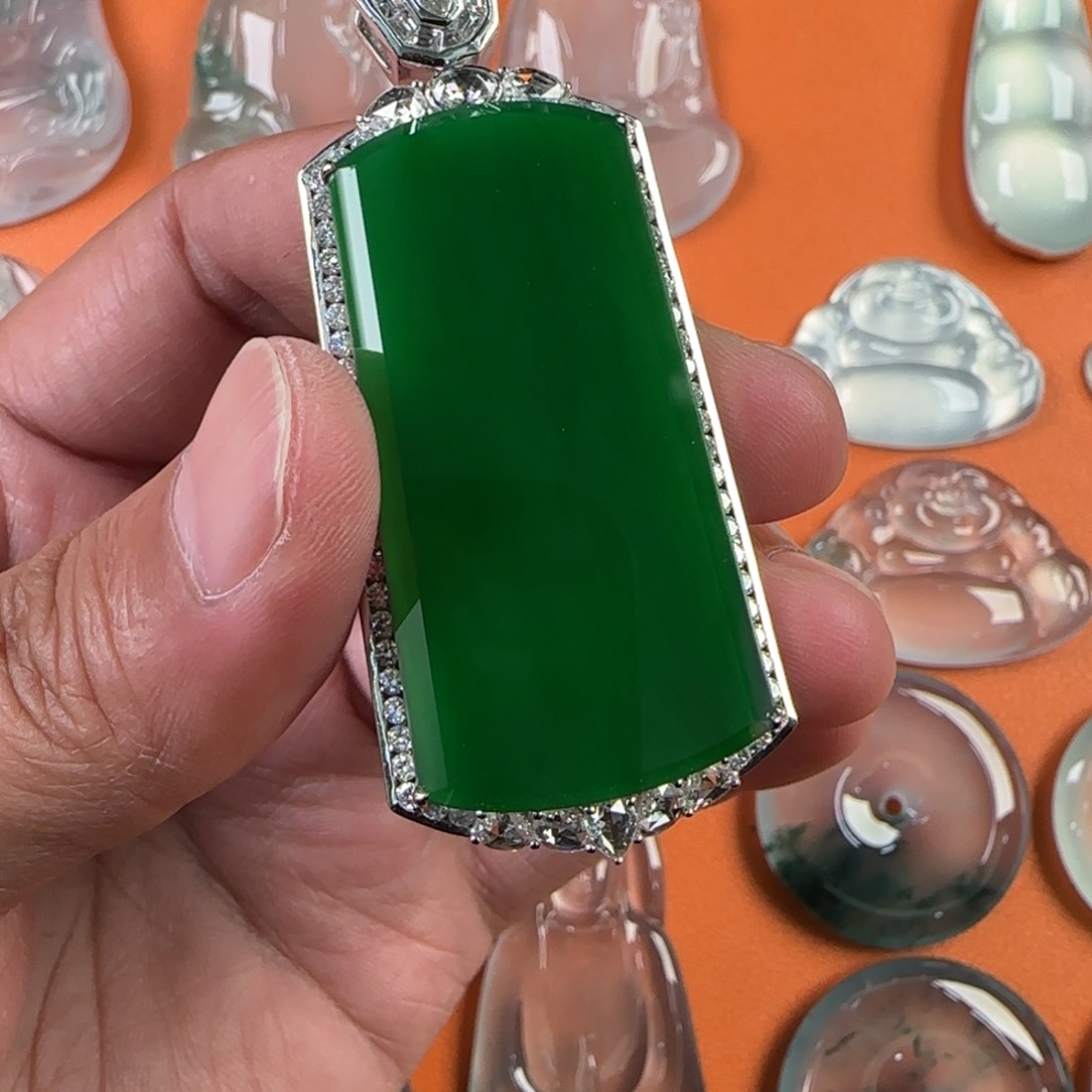 定制翡翠未镶嵌天然