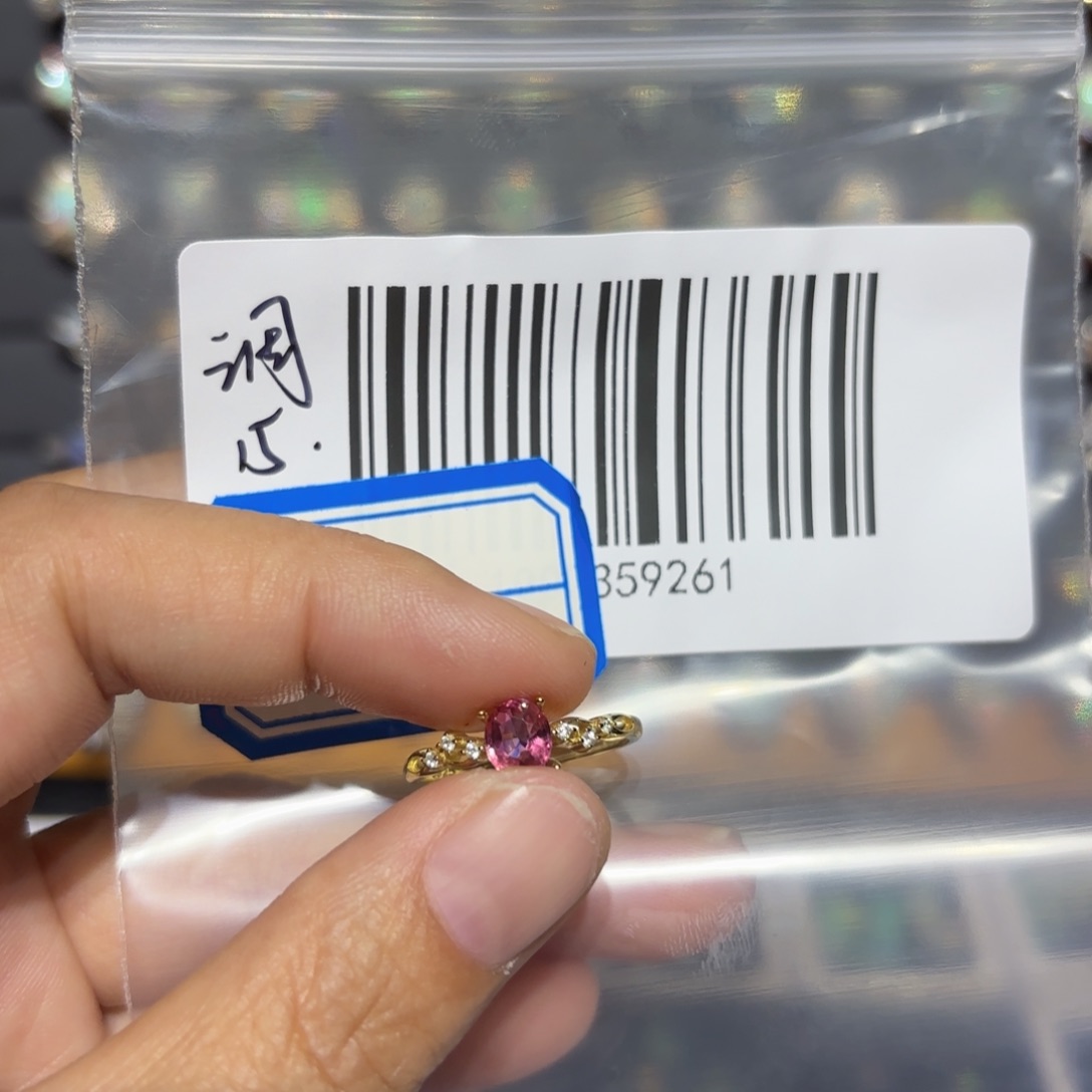 图***图欧泊银S925镀金镶嵌戒指