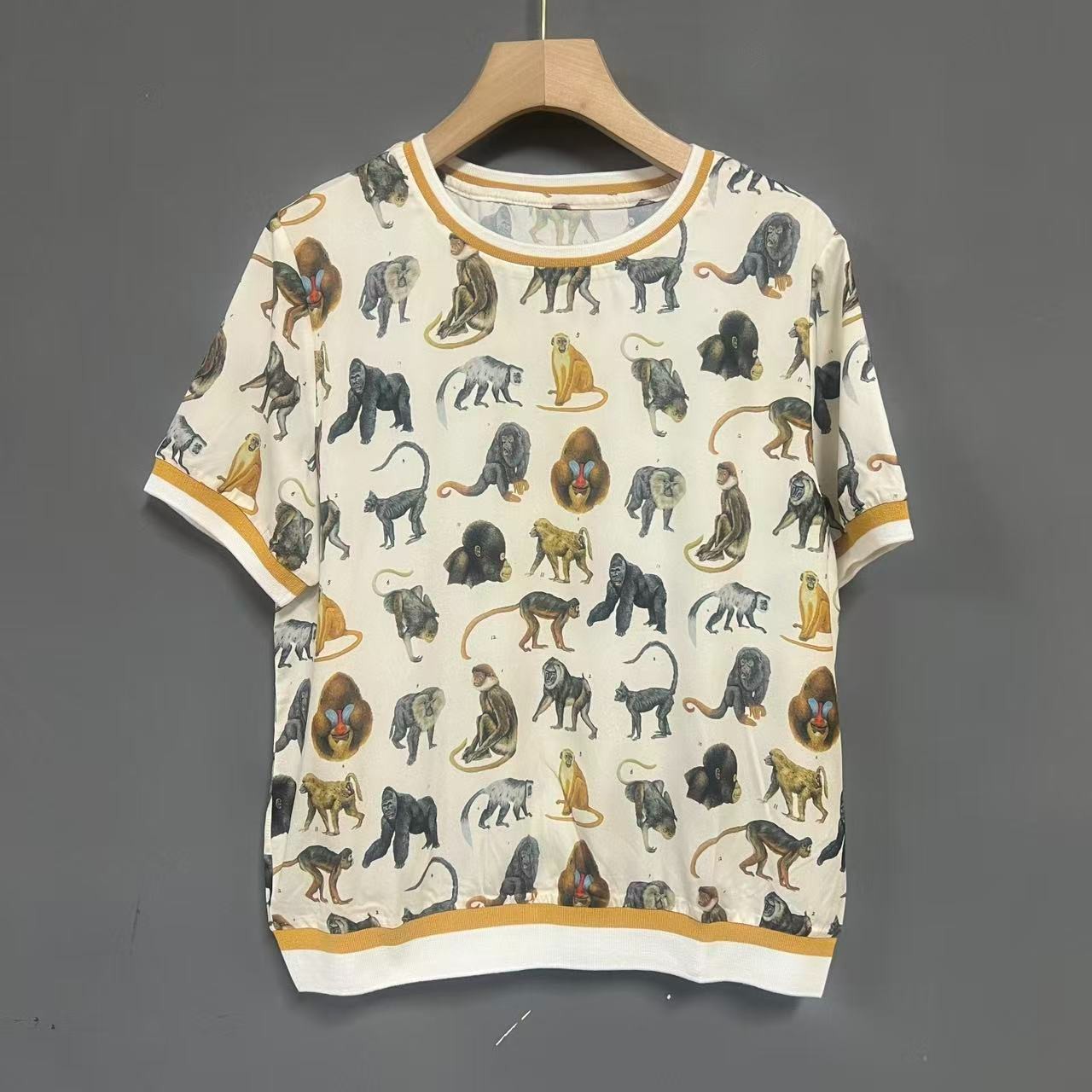 百搭韩版上衣时尚休闲宽松女士T恤1184