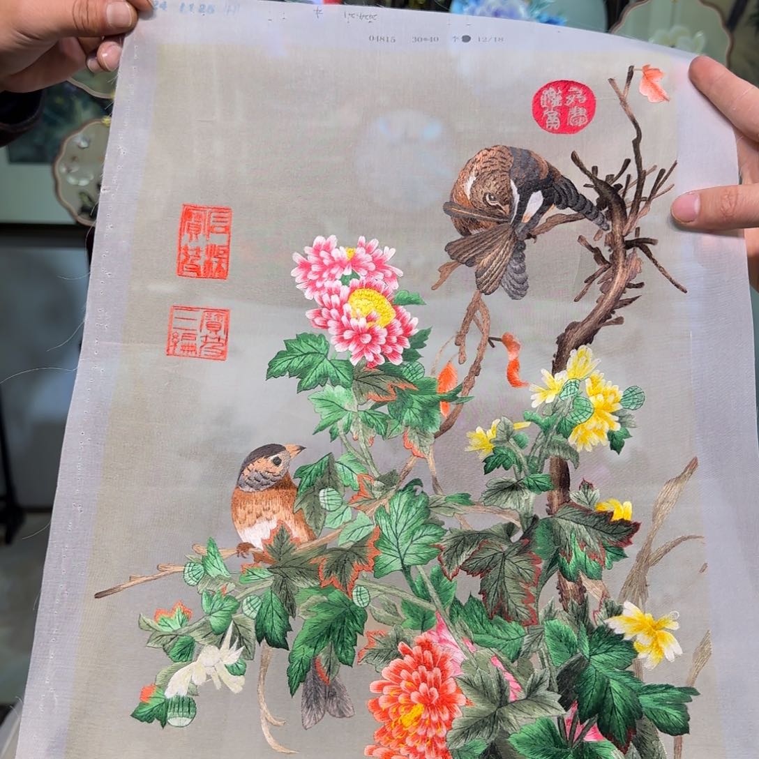 刺绣刺绣工艺精湛