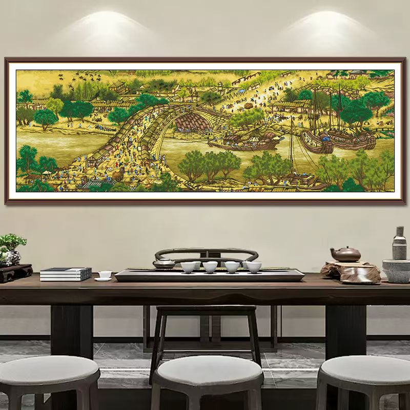 手工成品1651清明上河图t5167