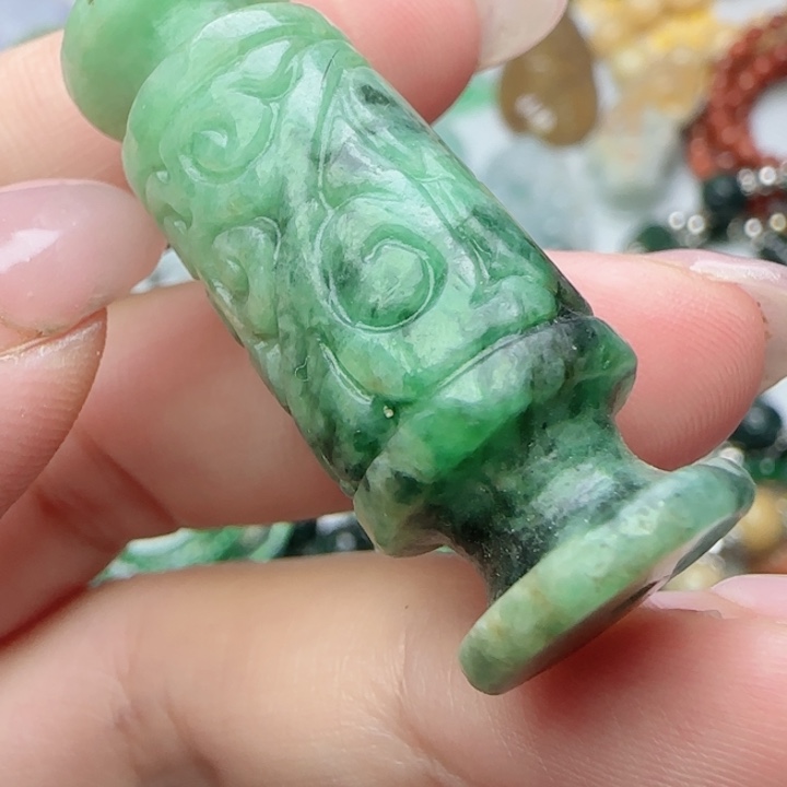 翡翠未镶嵌颈饰天然A货21