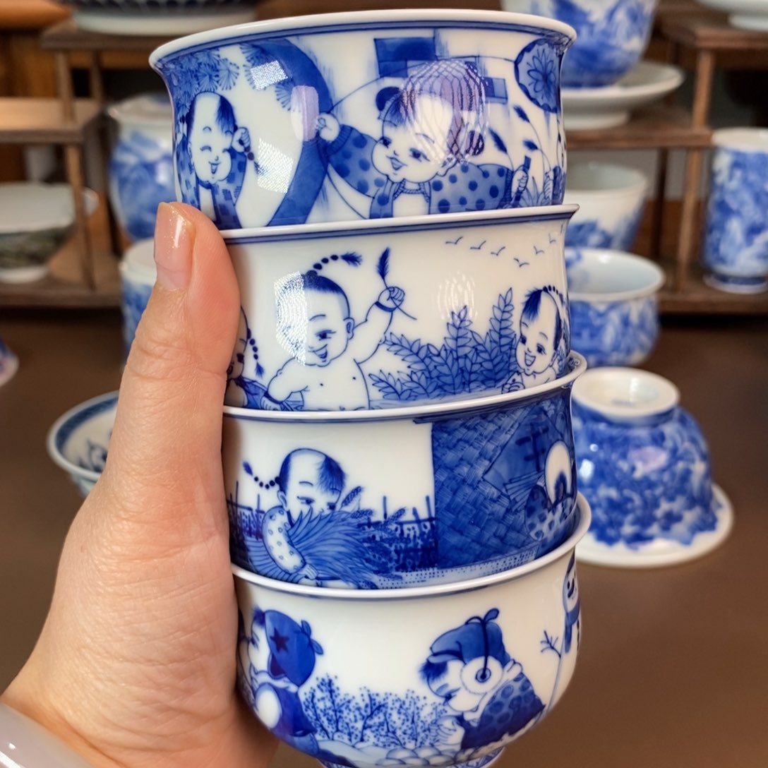 景德镇陶瓷手工手绘