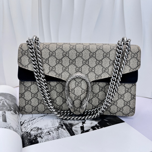 95新 GUCCI/古驰 中号酒神包/2672