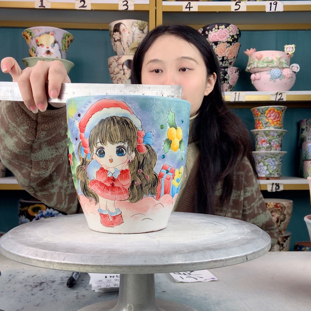 罐景德镇手工瑕疵581