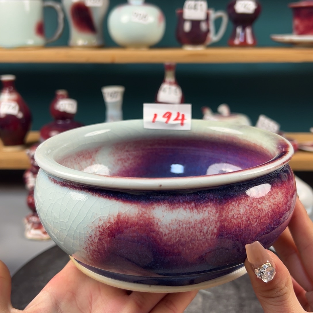 瓷片微瑕水洗纯手工