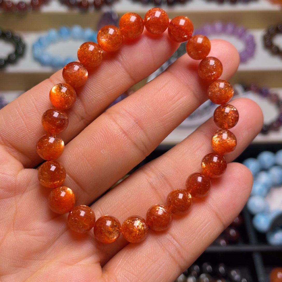 日光石手链未镶嵌金太阳