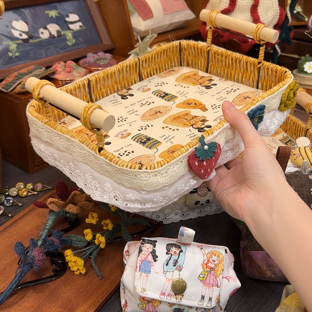 塑料钩织刺绣手工包包玩偶居家用品