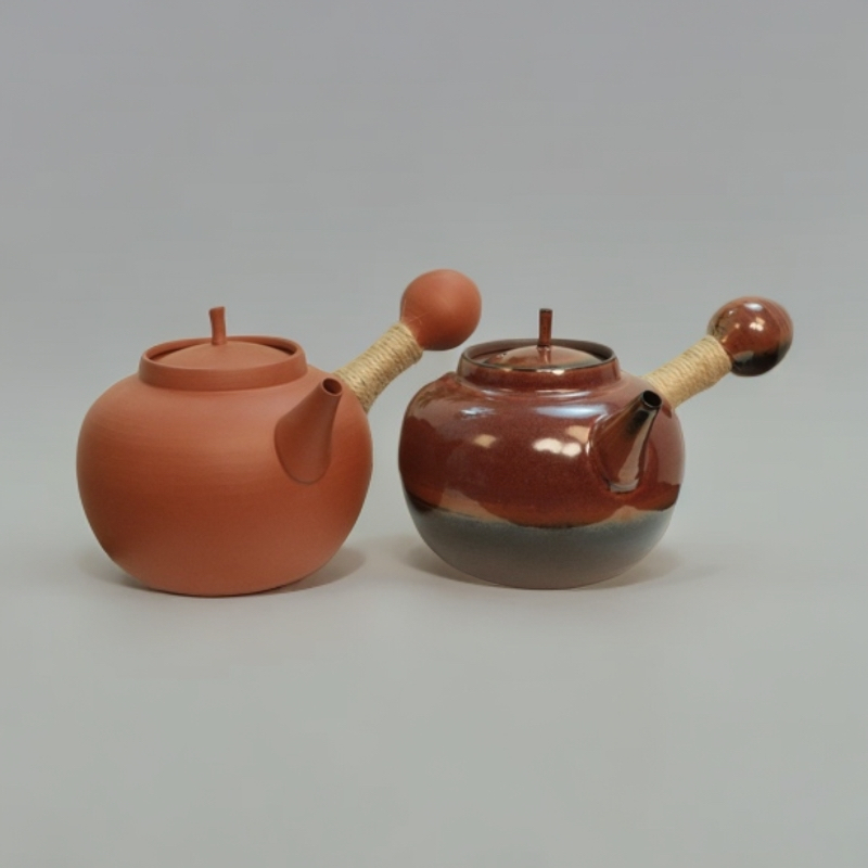 砂铫壶·约800cc窑变全手手拉薄胎烧水煮茶实用茶壶