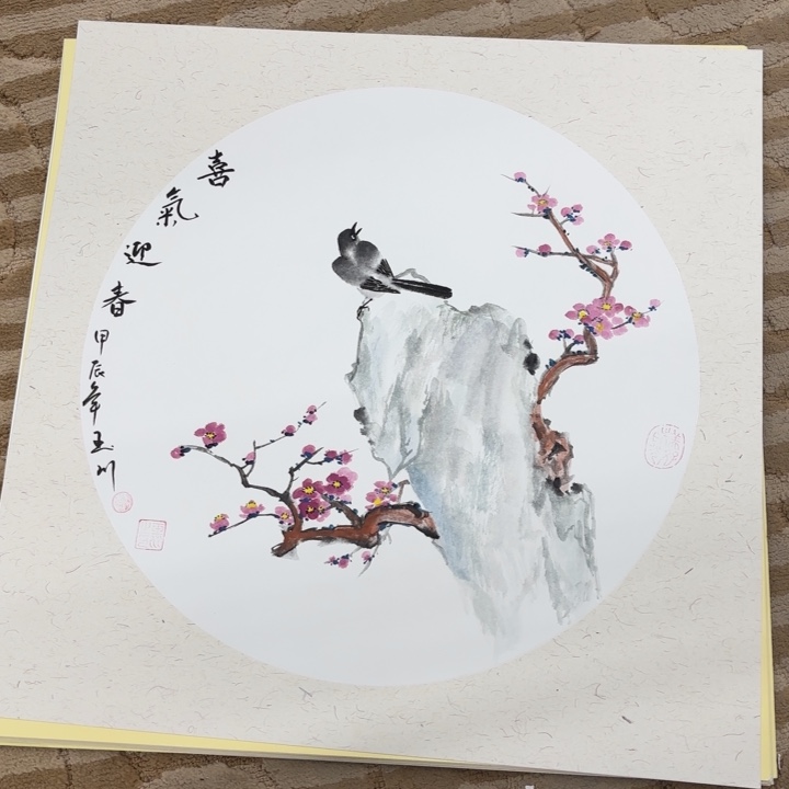 国画花鸟的故事也在发生50.50