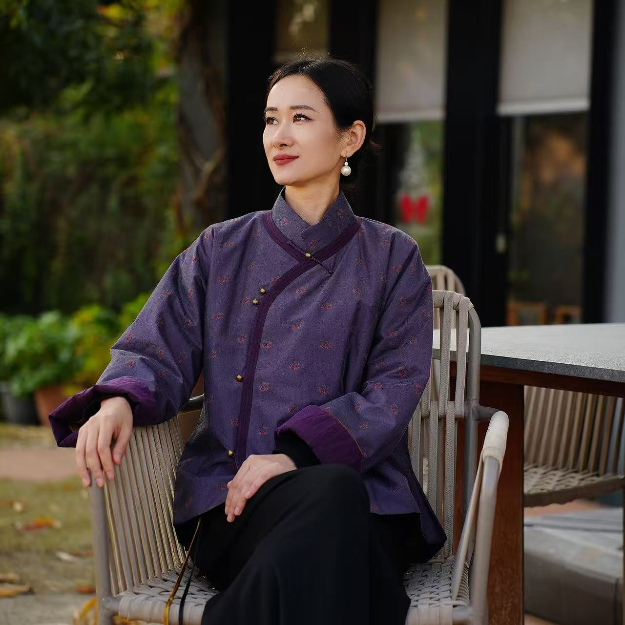 【墨牌国风】原创国风新中式百搭保暖棉衣S90285