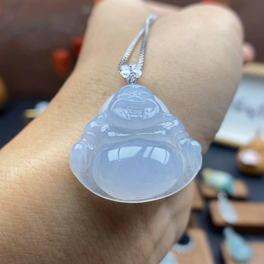 【闪购商品】颈饰18K金镶嵌翡翠A*苑51