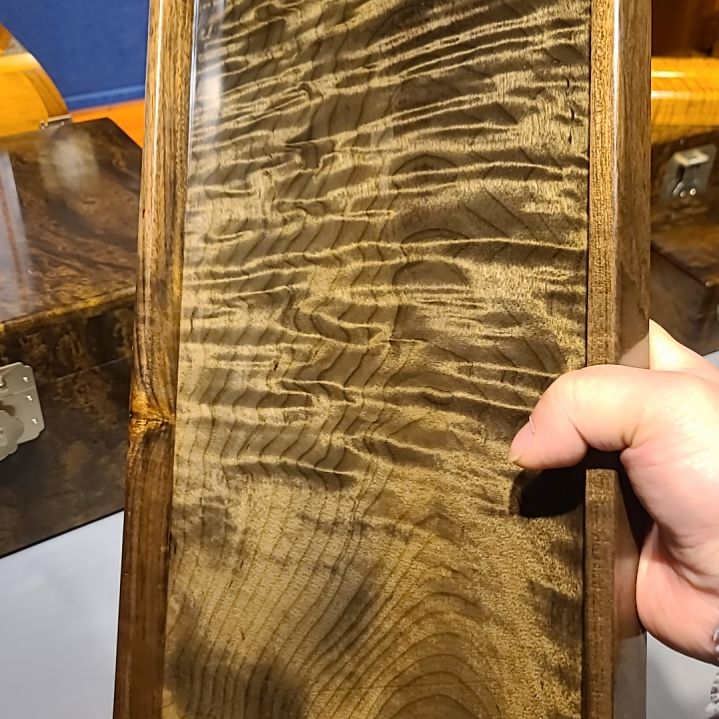 楠木大**杨乌木金丝楠木文盘-42-23-3