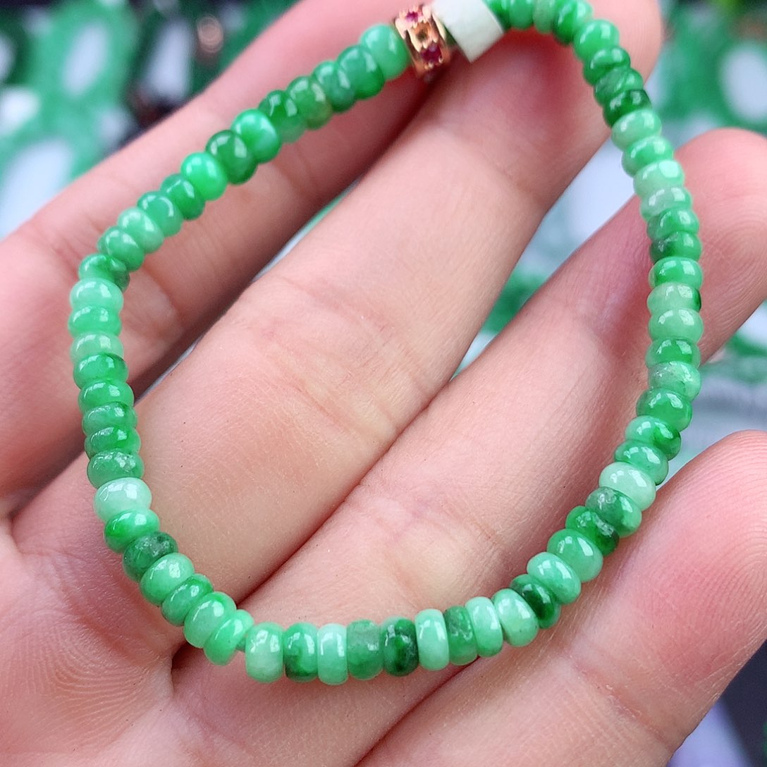 未镶嵌手链翡翠手串