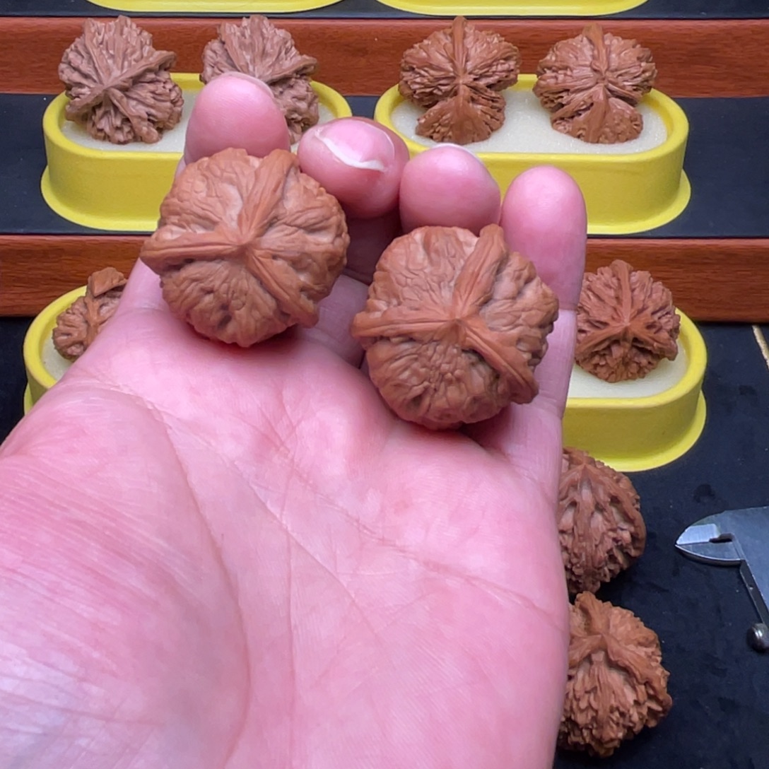 核桃手串/手链石门元宝三棱35