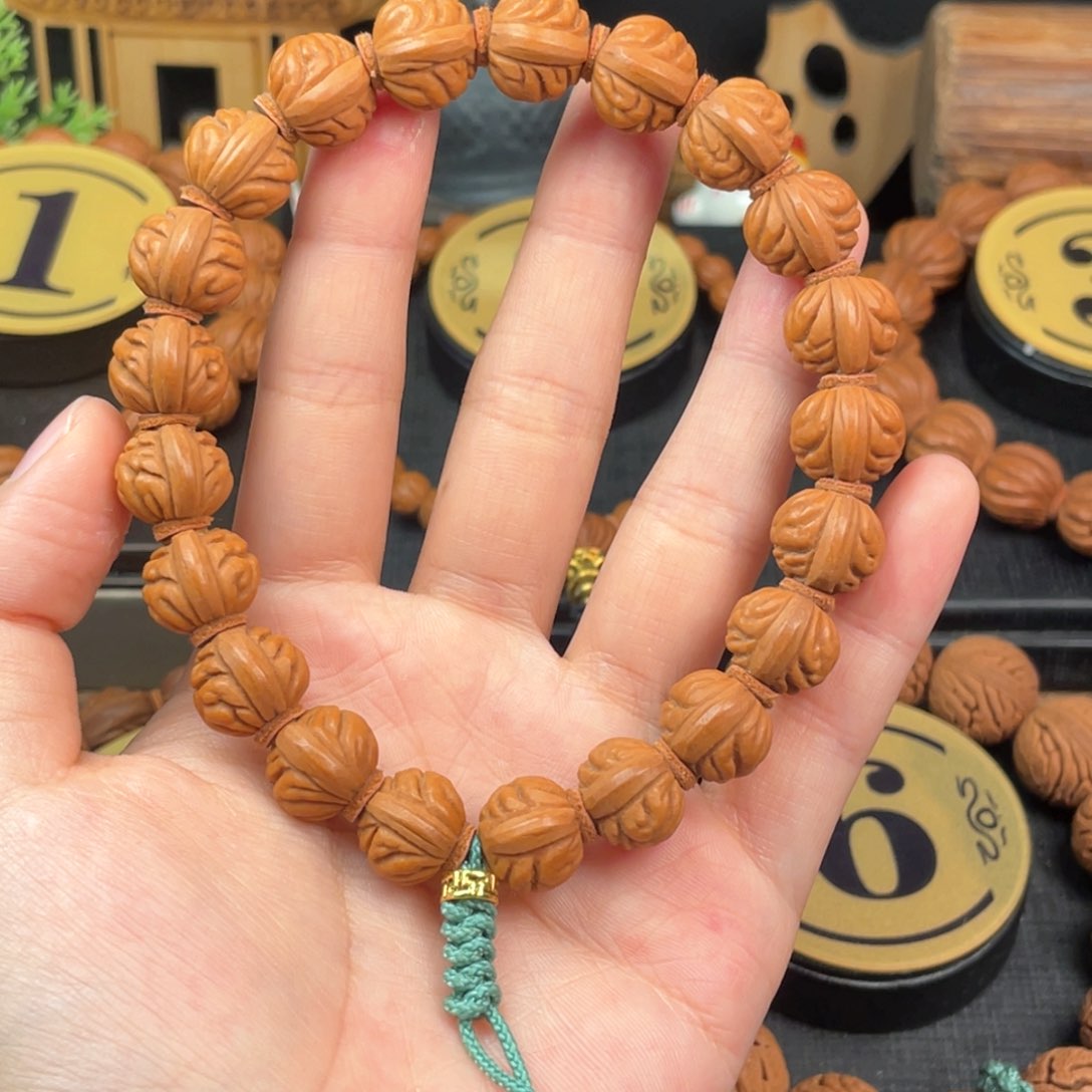 吊坠桃核小金豆14精工弟子珠款