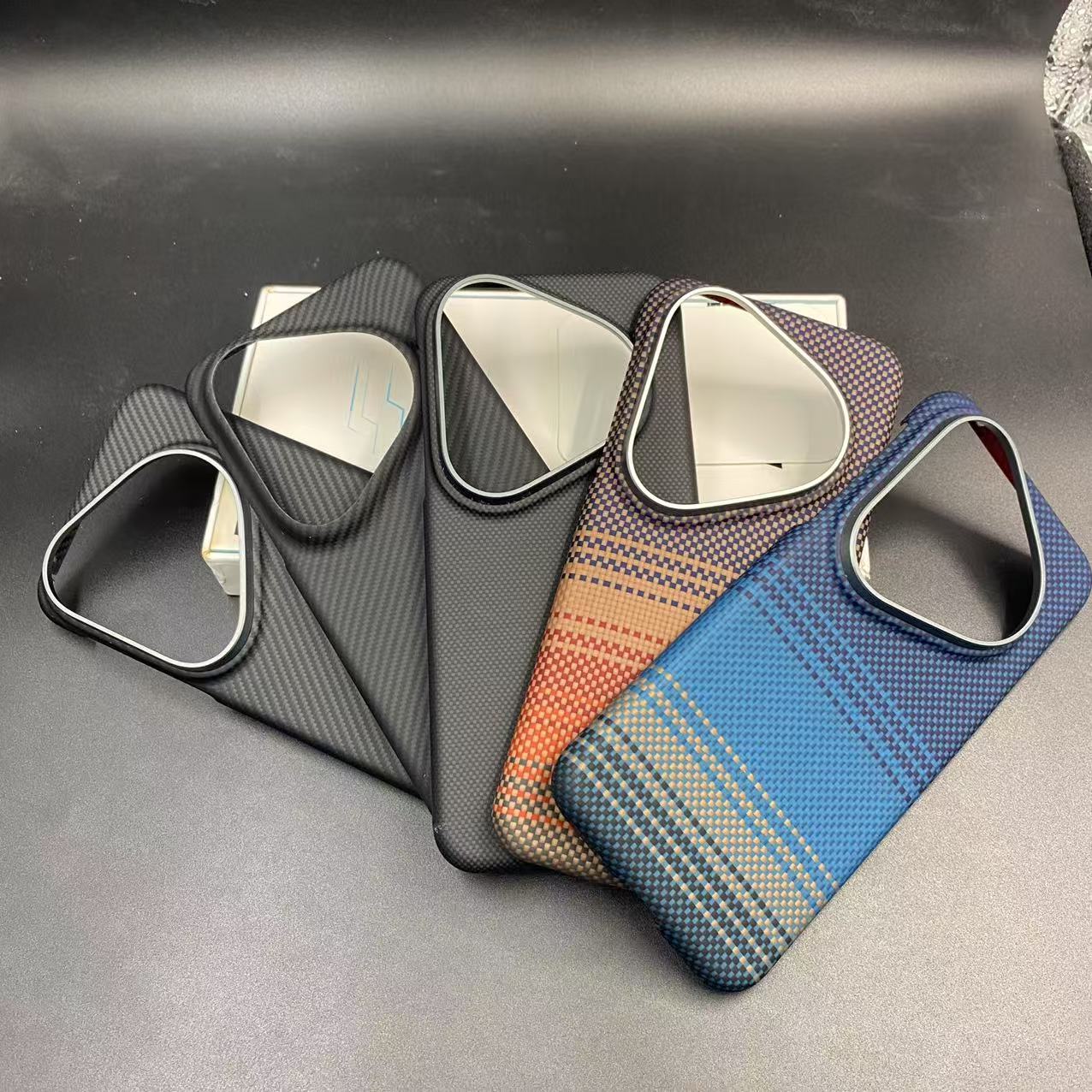 全新微瑕适用于华为P80系列凯夫拉芳纶纤维手机壳轻薄简约裸机感