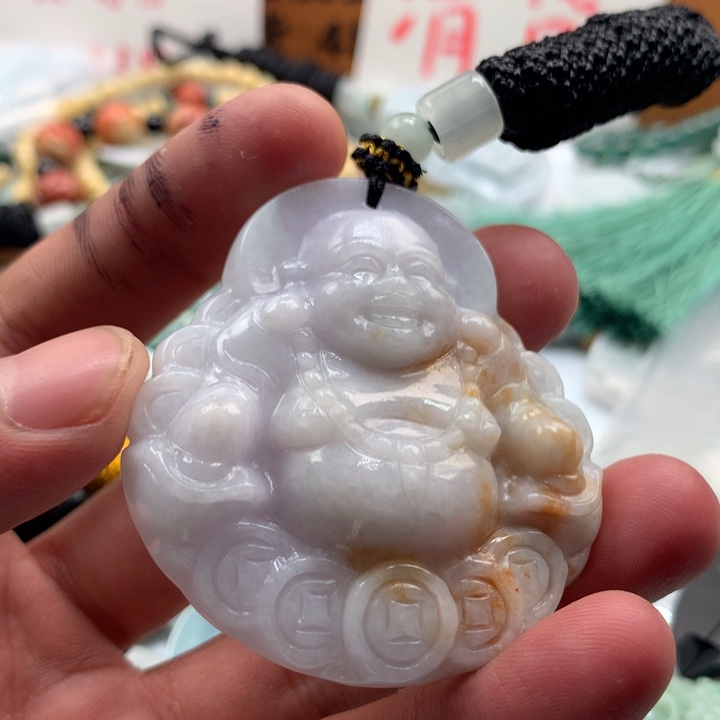 颈饰未镶嵌翡翠保真天然a货翡翠