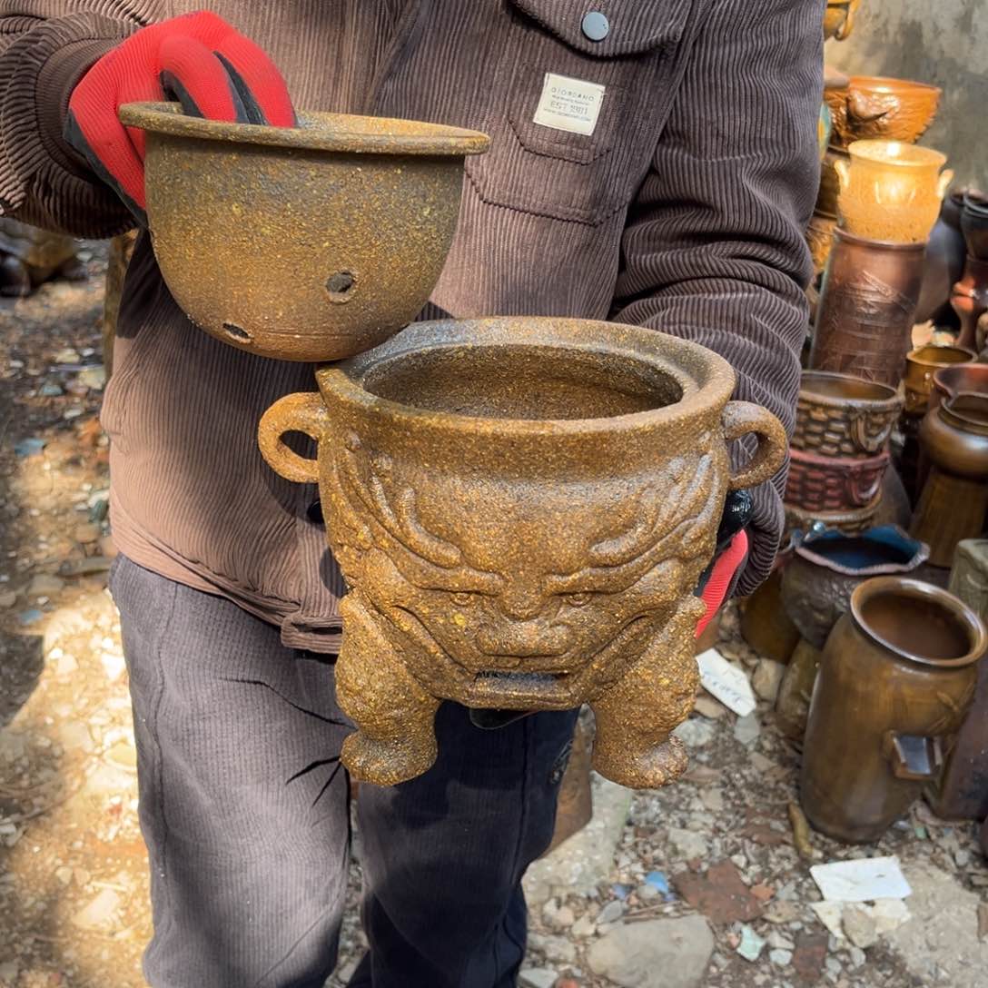 红陶高18口18有孔