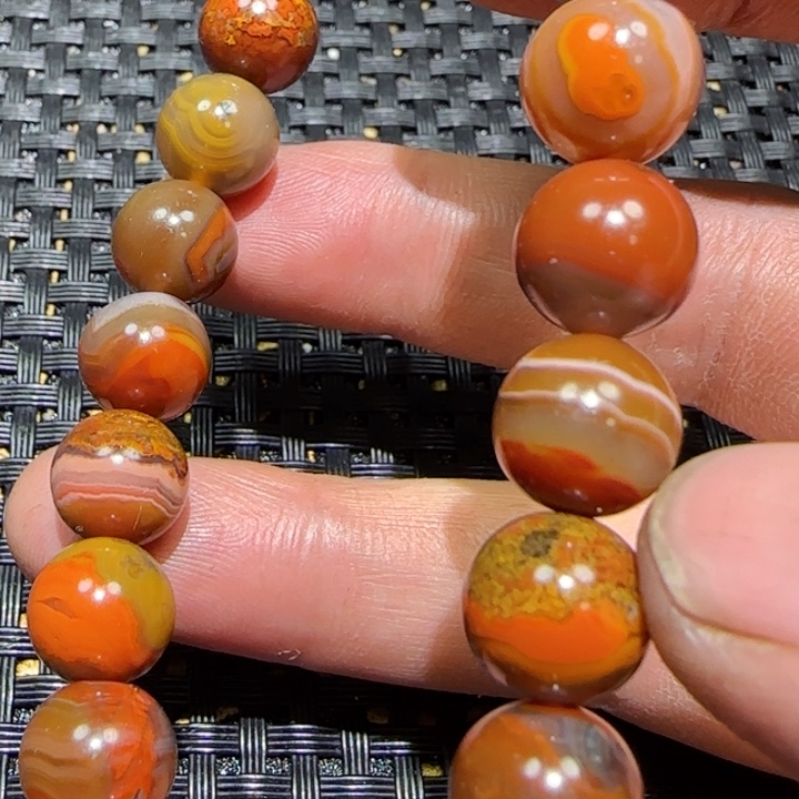 自***风玛瑙/玉髓未镶嵌吊坠